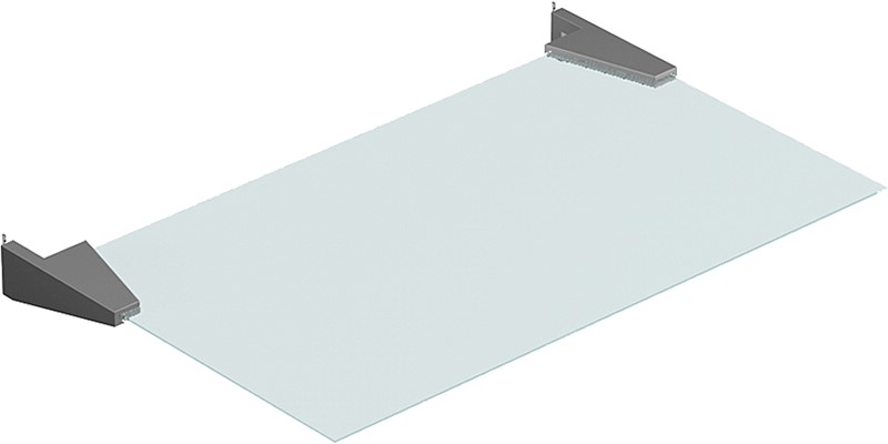 ETAGERE EN VERRE TREMPE POUR P8/D8/C8