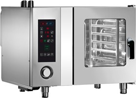 FOUR MIXTE ÉLECTRIQUE MULTI-FONCTION 6 X GN 1/1 PORTE AVEC OUVERTURE A DROITE
