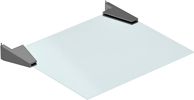 ETAGERE EN VERRE TREMPE POUR P6/D6/C6
