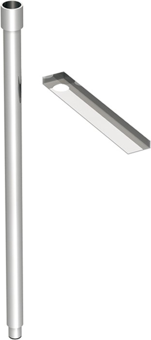 PIED POUR TABLE DE TRAVAIL SUSPENDUE EN ANGLE