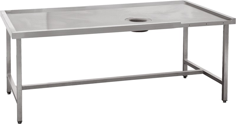 TABLE DE TRIAGE AVEC TROU - SORTIE DU PANIER A DROITE