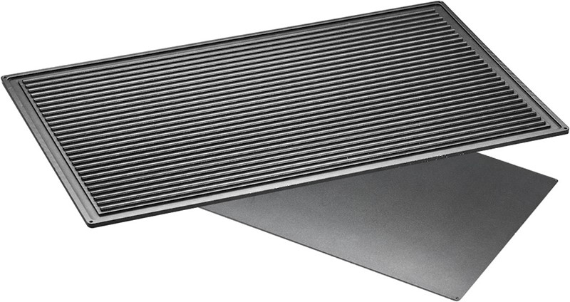 PLATEAU GN 1/1, DOUBLE USAGE POUR PIZZA/FRYTOP