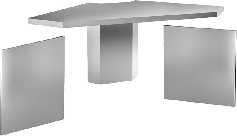 ÉLÉMENT D'ANGLE INTERNE A 90°