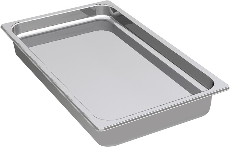 BAC INOX GN 1/1, HAUTEUR 6, 5 CM