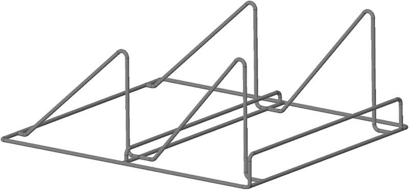 INSERT INOX POUR 2 RÉCIPIENTS GN 1/1 H 10 - 15 - 20 CM