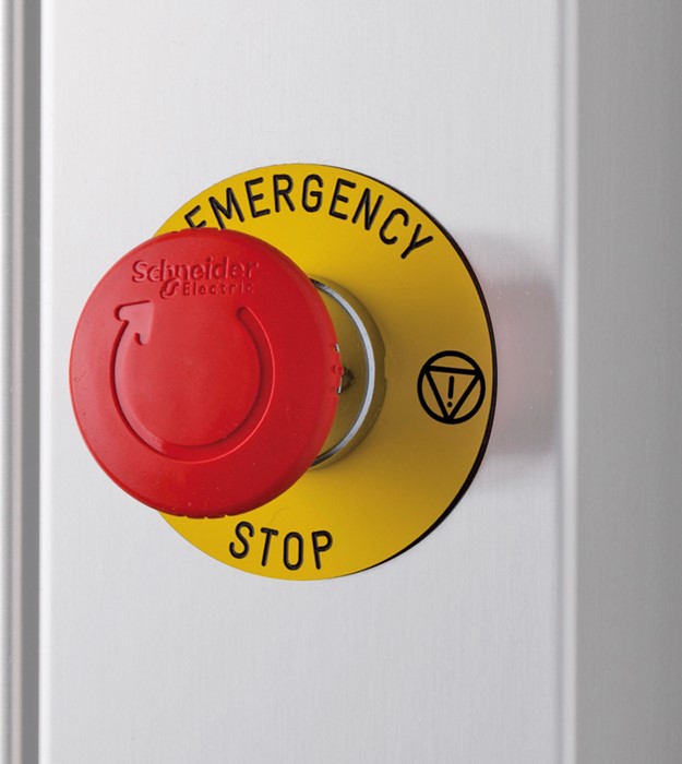 INTERRUPTEUR D'URGENCE INSTALLÉ