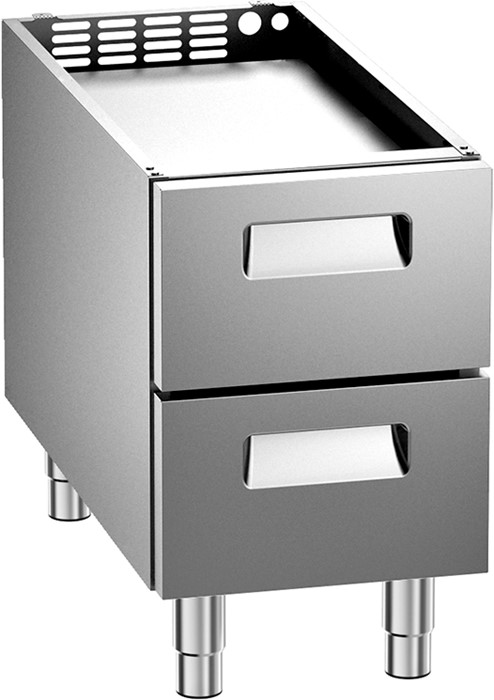 SOUBASSEMENT RANGEMENT 2 TIROIRS/SUPPORTS