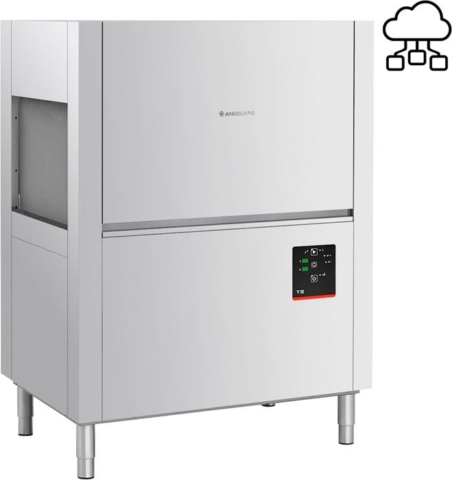 LAVE-VAISSELLE AVANCEMENT AUTOMATIQUE 120 PANIERS/HEURE - SORTIE PANIER DROITE