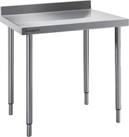 TABLE AVEC DOSSERET ARRIÈRE 100 CM