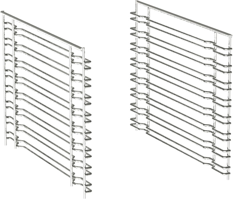 STRUCTURE PORTE-PLATS GN 1/1 POUR PLACARD 80 CM