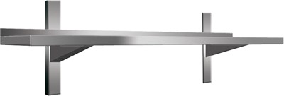 Etagère murale en acier inox AISI304, 80 cm