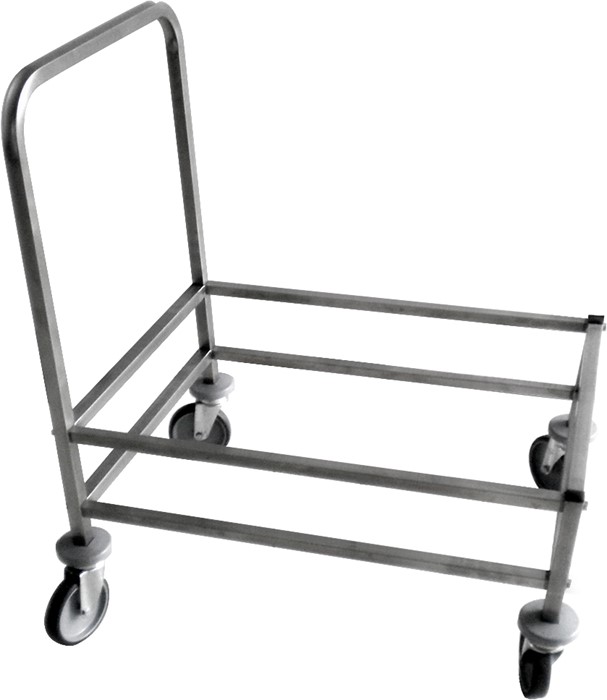 CHARIOT AVEC CHÂSSIS POUR 2 BACS GN 1/1