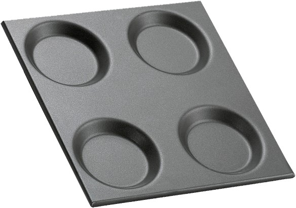 PLATEAU GN 2/3 ANTIADHÉSIF 4 MOULES