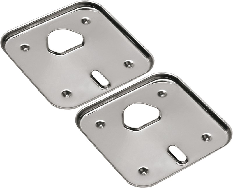 2 CUVETTES EN INOX POUR FEUX VIFS