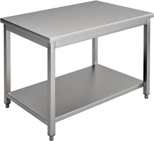 TABLE AVEC PLAN DEUX BORDS FRANCS 100 CM