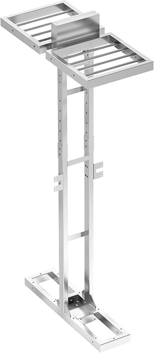 COLONNE 2 FACES 2 GRILLES 40 CM