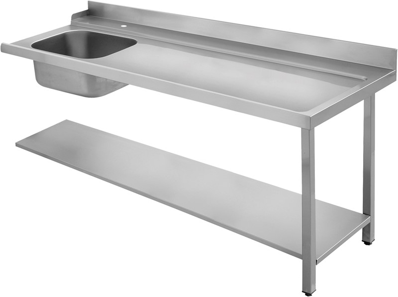 TABLE DE TRIAGE AVEC CUVE - SORTIE DU PANIER A GAUCHE