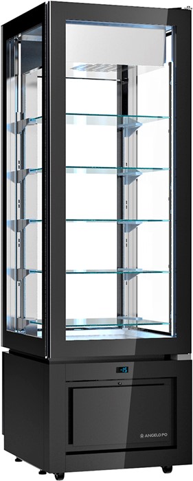 VITRINE VERTICALE -22 ÷ +5°C COLORIS NOIR