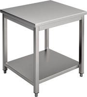 TABLE AVEC PLAN DEUX BORDS FRANCS 70 CM