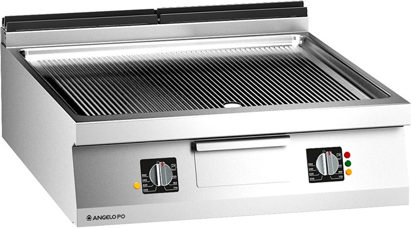 ÉLÉMENT GRILLADE ELECTRIQUE PLAQUE CHROMEE NERVUREE