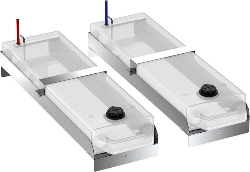 KIT RÉSERVOIRS PRODUITS LESSIVIENS POUR FOURS …W GN 1/1 SUR SOUBASSEMENT OUVERT