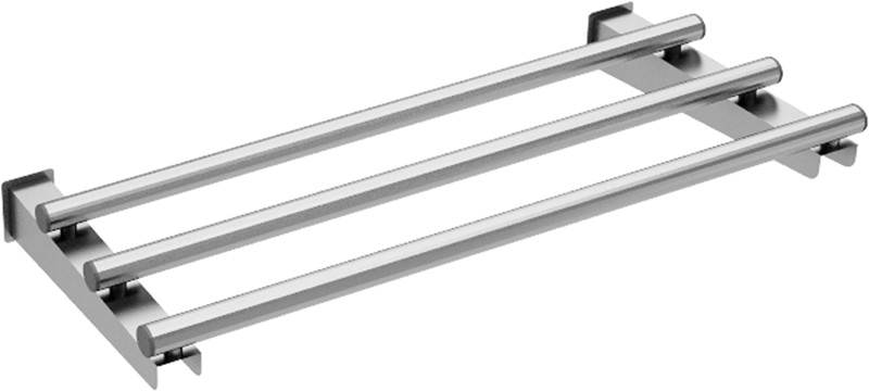 RAMPE À PLATEAUX INOX - 2 GN