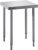 TABLE AVEC PLAN DEUX BORDS ARRONDIS 60 CM