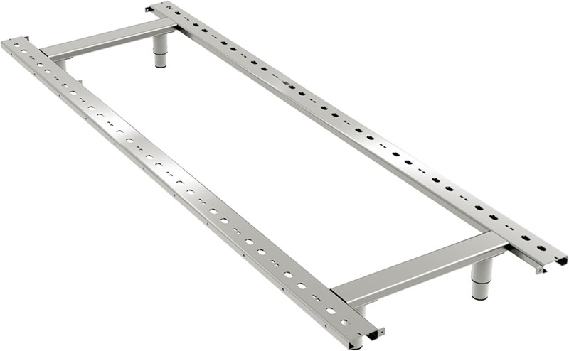 BASE STRUCTURE PLURI-ÉLÉMENTS 4 PIEDS - 220 CM