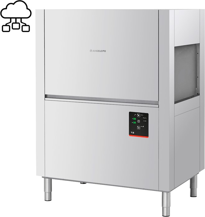 LAVE-VAISSELLE AVANCEMENT AUTOMATIQUE 120 PANIERS/HEURE - SORTIE PANIER GAUCHE