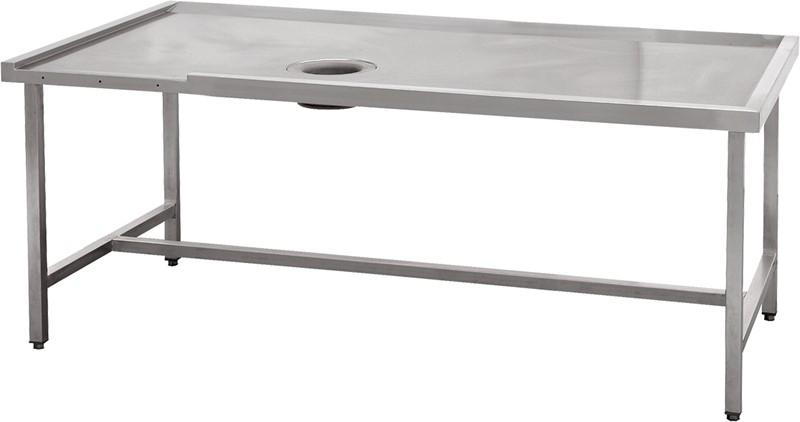 TABLE DE TRIAGE AVEC TROU - SORTIE DU PANIER A GAUCHE