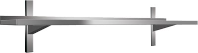 Etagère murale en acier inox AISI304, 140 cm