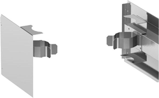 PLINTHES LATERAL POUR BLOCS ADDOSSES AVEC COLONNES