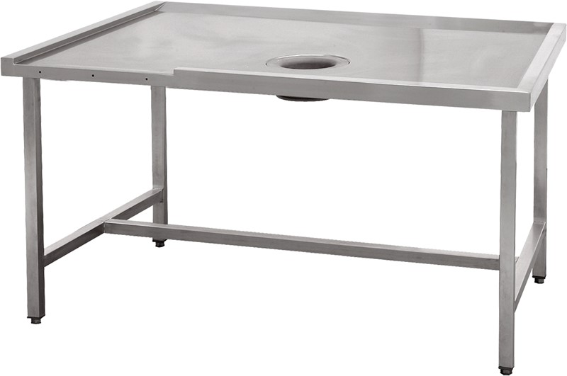 TABLE DE TRIAGE AVEC TROU - SORTIE DU PANIER A GAUCHE